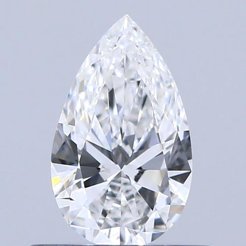 0.43 carat E-VVS1 Natūralus Pear Deimantas (1)