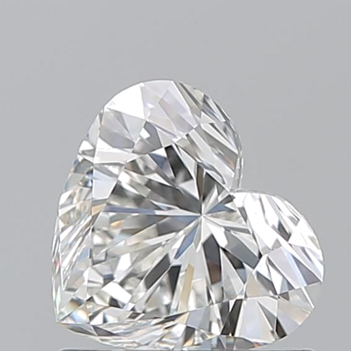 1.01 carat H-VVS2 Natūralus Heart Deimantas (1)