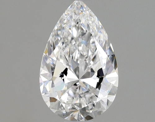 0.7 carat D-VS1 Natūralus Pear Deimantas (1)
