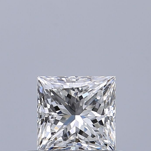 0.4 carat D-VVS1 Natūralus Princess Deimantas (1)