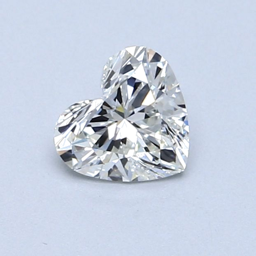 0.61 carat H-VVS2 Natūralus Heart Deimantas (1)