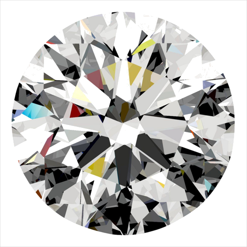0.3 carat I-SI2 Excellent cut Natūralus Round Deimantas (1)