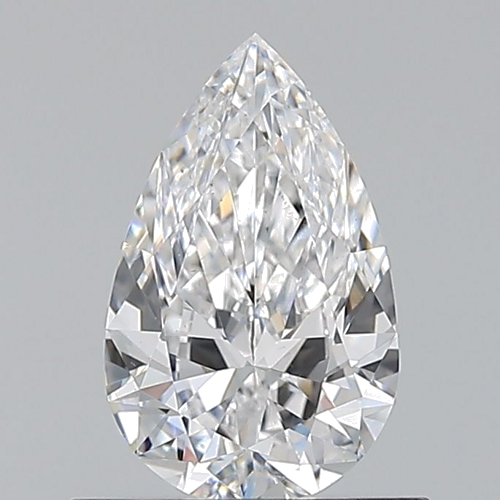 0.6 carat D-VS2 Natūralus Pear Deimantas (1)