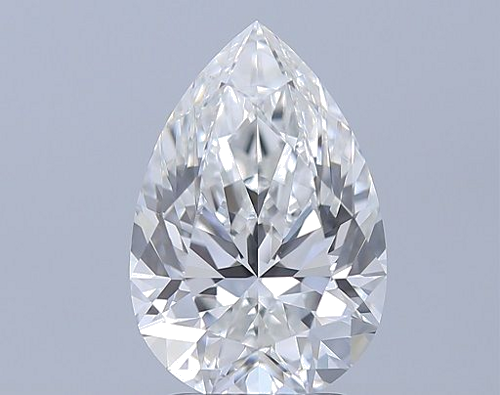 2.5 carat G-IF Natūralus Pear Deimantas (1)
