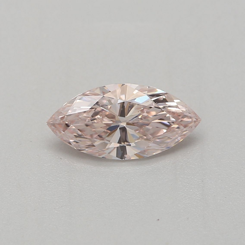 0.37 carat Fancy Light Orangey Pink-VS2 Natūralus Marquise Deimantas (1)