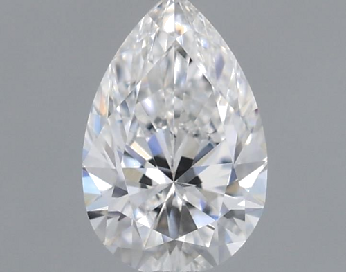 0.32 carat E-VVS1 Natūralus Pear Deimantas (1)
