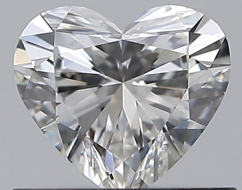 0.5 carat G-VVS1 Natūralus Heart Deimantas (1)