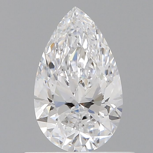 0.51 carat D-VVS1 Natūralus Pear Deimantas (1)