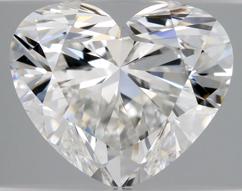 1.5 carat F-SI2 Natūralus Heart Deimantas (1)