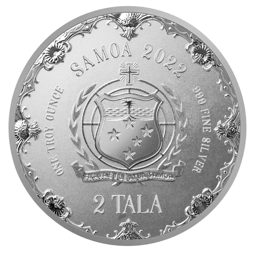 1 oz Ocean Mermaid 2022 Samoa Silver Coin (2)