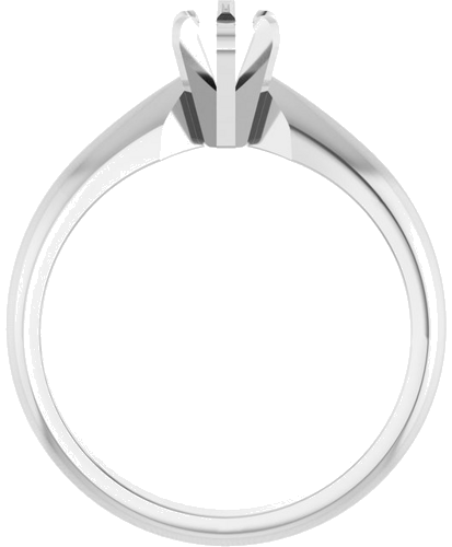 Sužadėtuvių Žiedas „Solitaire“ 14k white gold Marquise 7mm x 4mm (2)