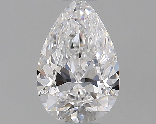 0.3 carat D-VVS2 Natūralus Pear Deimantas (1)