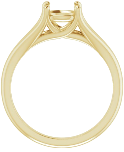 Sužadėtuvių Žiedas „Solitaire“ 14k yellow gold Round 7mm (2)