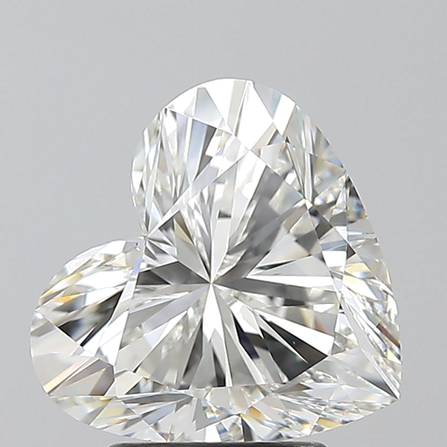 3.02 carat H-VS2 Natūralus Heart Deimantas (1)