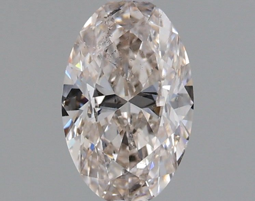 1.0 carat K-SI2 Natūralus Oval Deimantas (1)