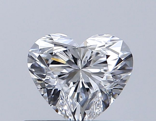 0.5 carat D-VVS1 Natūralus Heart Deimantas (1)