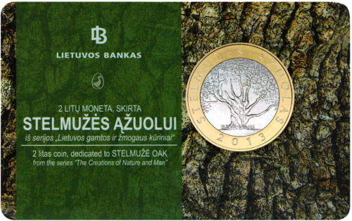 2013 Lithuania Natural and human creations 2 litas commemorative coins (2)