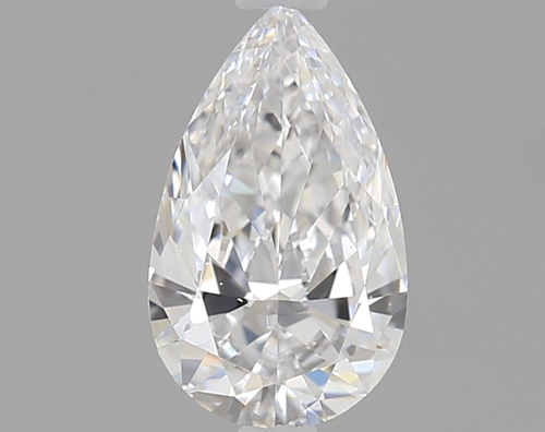 0.4 carat D-VS2 Natūralus Pear Deimantas (1)