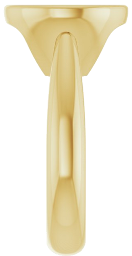 Sužadėtuvių Žiedas „Bezel-Set Solitaire“ 14k yellow gold Round 11mm (4)