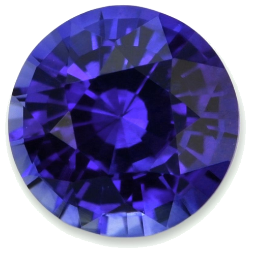 0.69 carat BLUE Round Safyras (1)