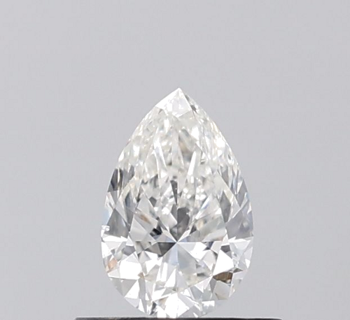 0.5 carat H-SI1 Natūralus Pear Deimantas (1)