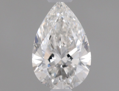 0.5 carat F-SI1 Natūralus Pear Deimantas (1)