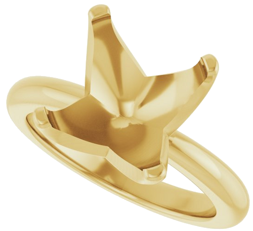 Sužadėtuvių Žiedas „Solstice Solitaire®“ 10k yellow gold Round 12mm (5)