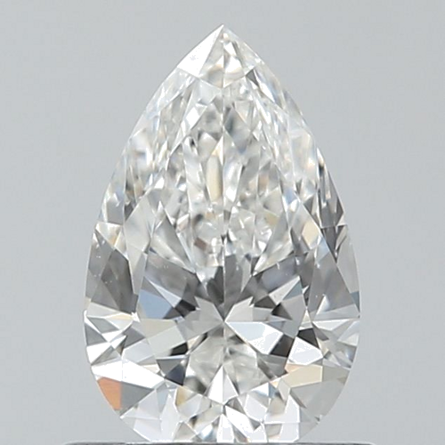 0.6 carat G-SI1 Natūralus Pear Deimantas (1)