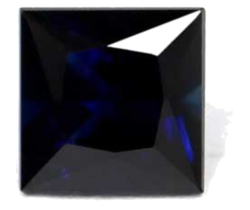 0.67 carat BLUE Square Safyras (1)