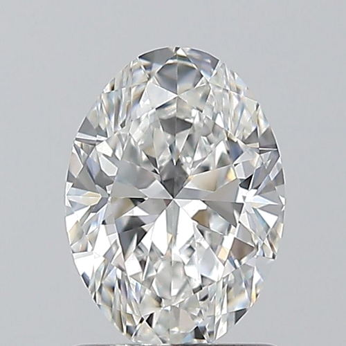 1.0 carat F-VS2 Natūralus Oval Deimantas (1)