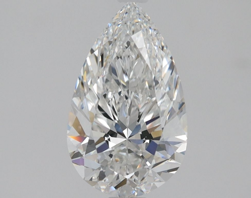 1.0 carat E-IF Natūralus Pear Deimantas (1)