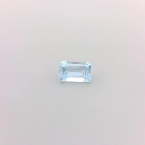 0.38 carat BLUE STEP cut Octagonal Aquamarine (1)