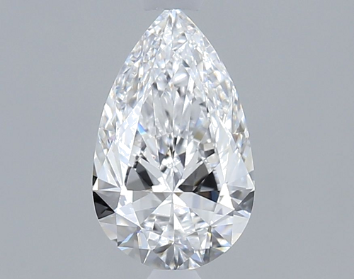 0.7 carat D-IF Natūralus Pear Deimantas (1)