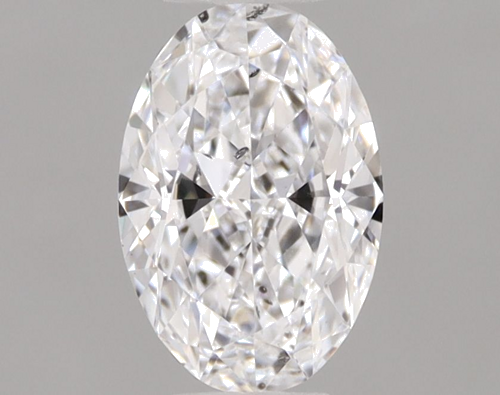 0.5 carat D-SI2 Natūralus Oval Deimantas (1)