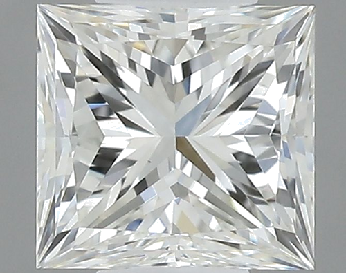 0.5 carat I-VVS2 Natūralus Princess Deimantas (1)