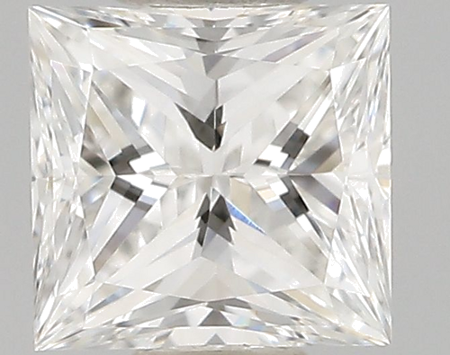 0.3 carat F-VVS2 Natūralus Princess Deimantas (1)