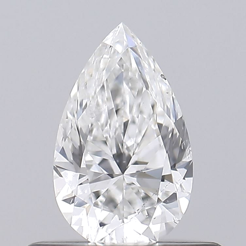 0.4 carat F-SI2 Natūralus Pear Deimantas (1)