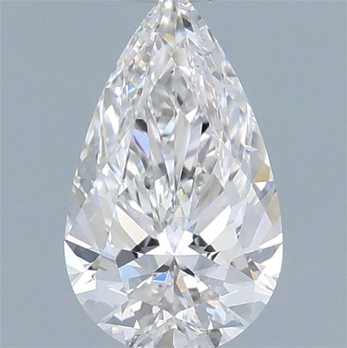 0.5 carat E-SI1 Natūralus Pear Deimantas (1)