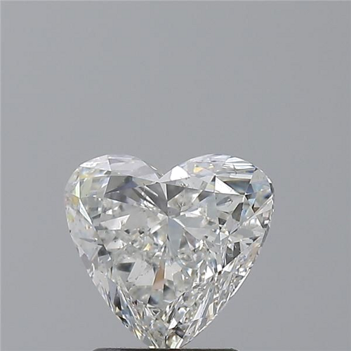 1.7 carat H-SI1 Natūralus Heart Deimantas (1)
