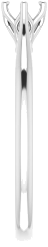 Sužadėtuvių Žiedas „Cathedral-Style Solitaire“ 10k white gold Round 4.1mm (4)