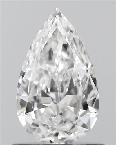 0.6 carat D-IF Natūralus Pear Deimantas (1)