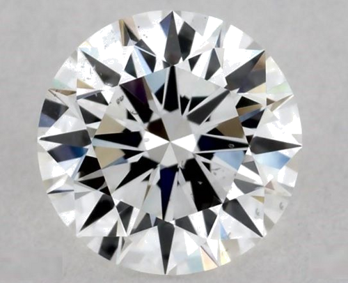 0.52 carat F-SI1 Excellent cut Natūralus Round Deimantas (1)