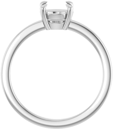 Sužadėtuvių Žiedas „Claw-Prong Solitaire“ 14k white gold Round 6.5mm (2)