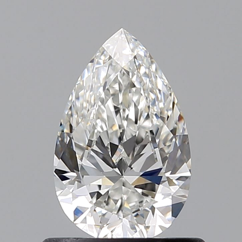 0.7 carat G-VVS2 Natūralus Pear Deimantas (1)