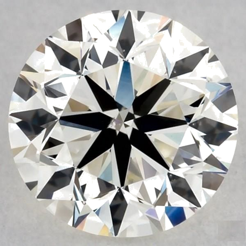 0.9 carat K-VS2 Very Good cut Natūralus Round Deimantas (1)
