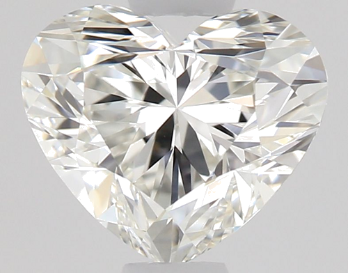 0.67 carat H-VVS2 Natūralus Heart Deimantas (1)