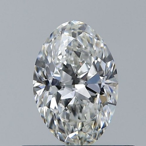 0.5 carat H-SI1 Natūralus Oval Deimantas (1)
