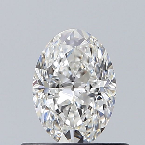 0.51 carat F-SI1 Natūralus Oval Deimantas (1)