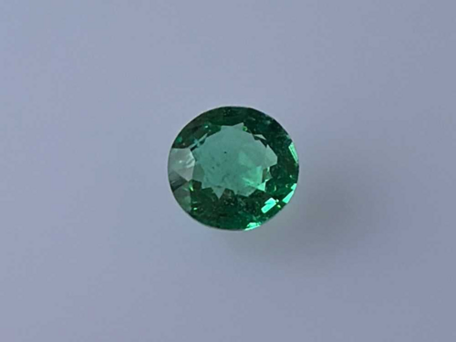 0.34 carat GREEN Round Smaragdas (1)