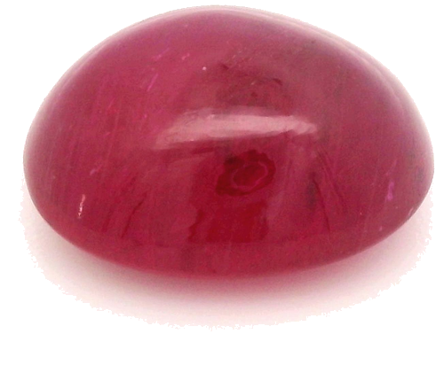 3.63 carat RED CABOCHON cut Oval Rubinas (1)